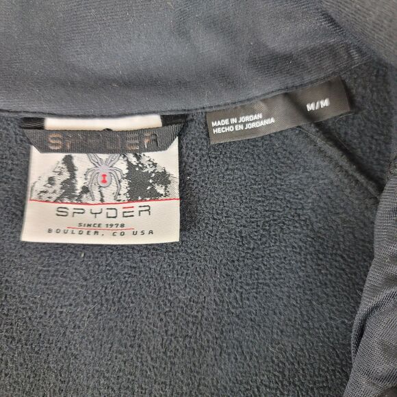 Spyder Performance Men’s Medium 1/2 Zip Outbound Stryke Sweater, Black. NWOT - Picture 3 of 6